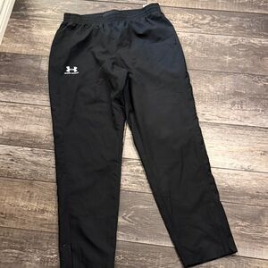 Under Armour Black Performance Joggers with White Logo